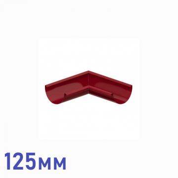 желоб угловой 90" 330*330 ф125мм пэ (ral 3005 (вишневый))