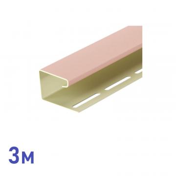 j-профиль premium (персик) 3м